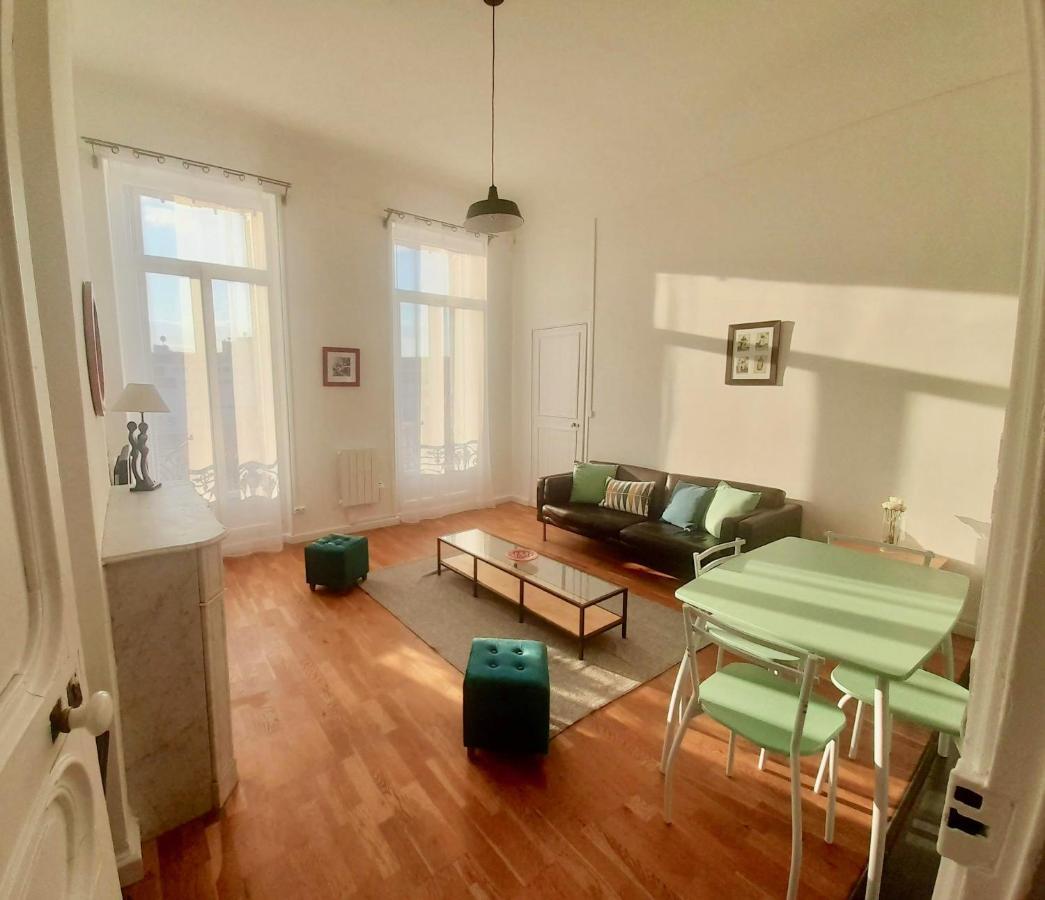 Spacieux Et Lumineux Appartement Vue Mer Joliette Marseille Bagian luar foto
